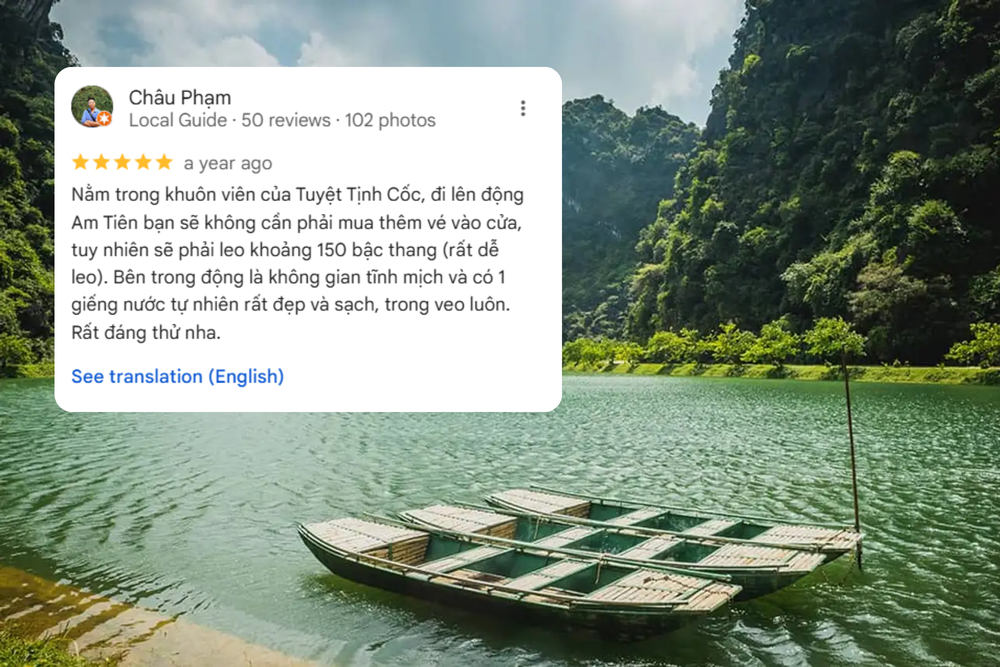 Đánh giá tích cực từ du khách khi ghé thăm Động Am Tiên